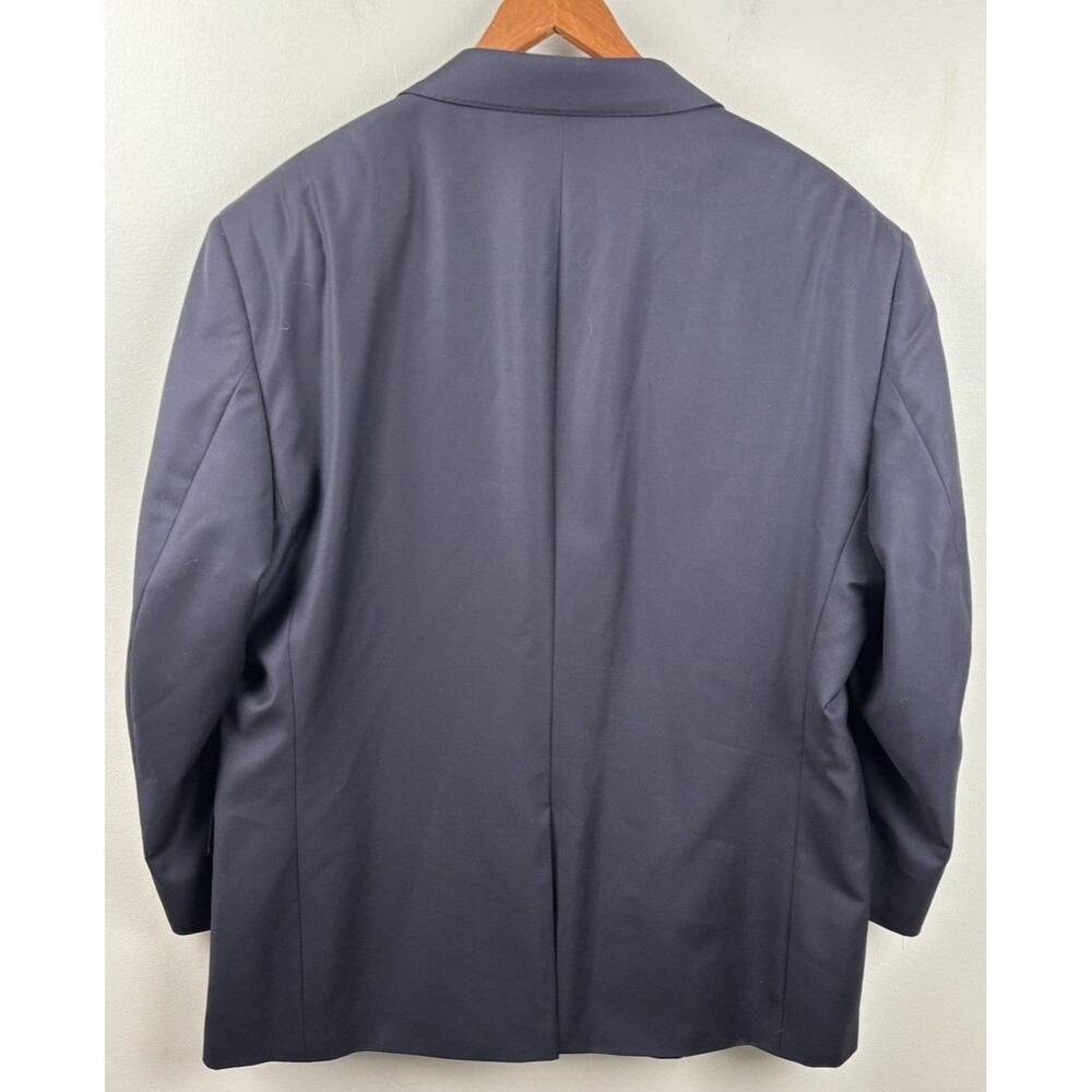 Jos A Bank Navy Blue Signature Gold 46S 100% Wool Blazer Sport Coat Jacket - Picture 8 of 9